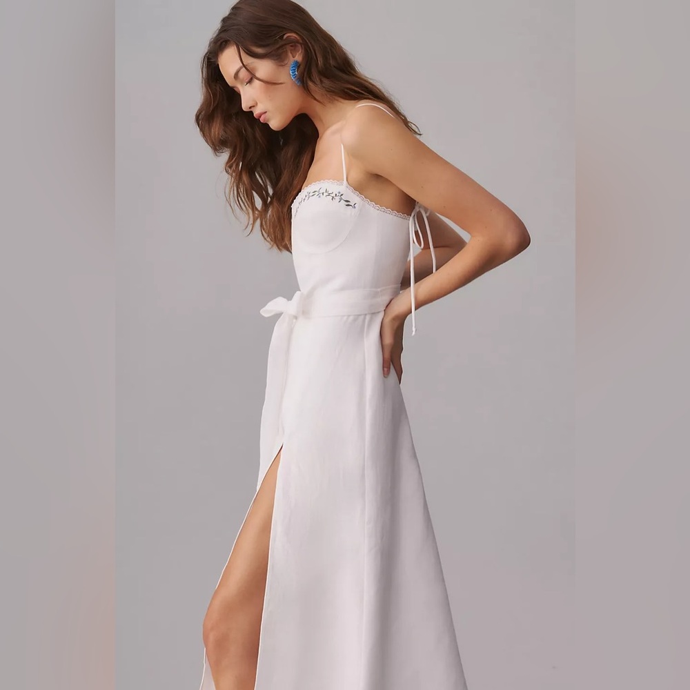 Reformation Kieryn Linen Dress